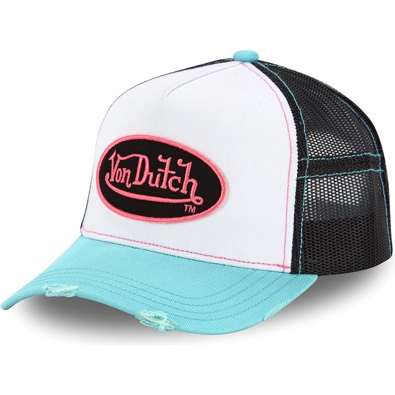 Black and Blue Trucker Hat: Caphunters.bg